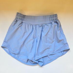 Lululemon Hotty Hot Shorts Pastel Blue 4”